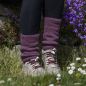 Preview: Beinstulpen Lesho Mauve Tragebeispiel
